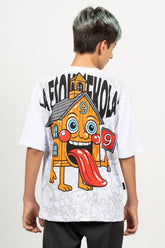 camiseta over LA ESOK SEKOLAH