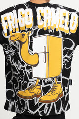 camiseta over FRIGO CAMELO