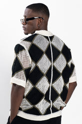 Camisa con cuello TEJIDA