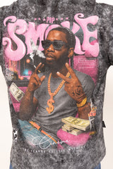 ACID WASH BOXY SMOKE UNDERGROUND