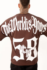 Camiseta over WORLDIS