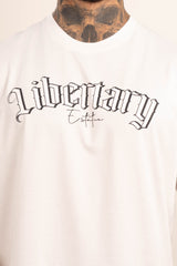 Camiseta over LIBERTARY