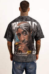camiseta acid wash 2PAC SHAKUR