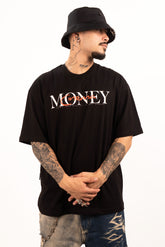 Camiseta over MONEY BLESSED