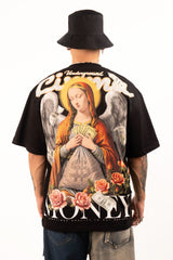 Camiseta over MONEY BLESSED