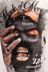 Camiseta silver MADE MY MONEY