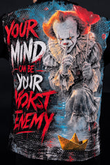 CAMISETA OVER - IT GLOBO ROJO - HALLOWEEN