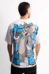 Camiseta silver TOM Y JERRY 4/20