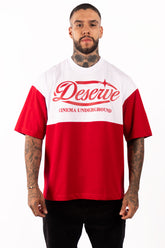 Camiseta OVER ROJA DESERVE