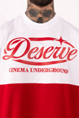 Camiseta OVER ROJA DESERVE