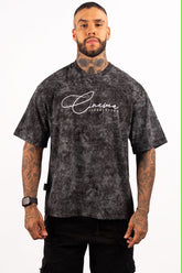 ACID WASH BOXY FIT FEEL THE WIND