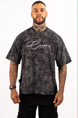 ACID WASH BOXY FIT FEEL THE WIND