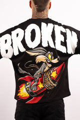 Camiseta BOXY FIT BROKEN COYOTE