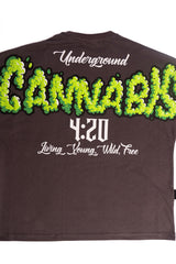 Camiseta BOXY FIT CANNABIS