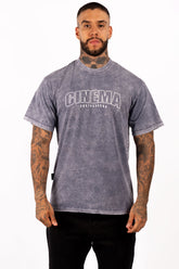 ACID WASH BOXY FIT CINEMA CRIMINAL