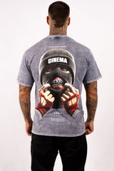 ACID WASH BOXY FIT CINEMA CRIMINAL