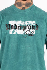 ACID WASH BOXY FIT ICE UNDERGROUND