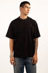 CINEMA BÁSICA-OVERSIZE FIT -EXPERIMENTAL-CL NEGRO /BLANCO
