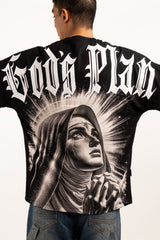 Camiseta over GOD S PLAN