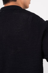 Camiseta con cuello TEJIDA