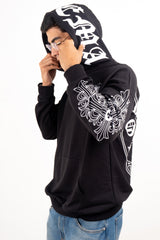 Buzo Oversize negro LOS ANGELES