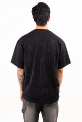 Camiseta over ERROR 404 negra