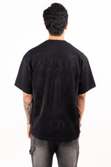 Camiseta over ERROR 404 piedra negra