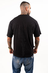 Camiseta over GANGSTA piedra negra