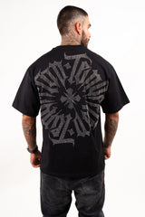 Camiseta over TEN OFF piedra plateada