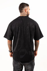 Camiseta over FUCK OFF piedra negra