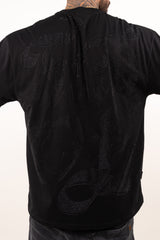 Camiseta over FUCK OFF piedra negra