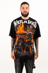 Camiseta over WATCH DOGS