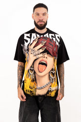 Camiseta over SAVAGE