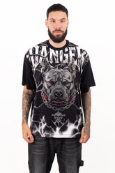Camiseta over DANGER CINEMA