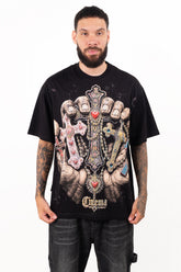 Camiseta over GOD WRITES