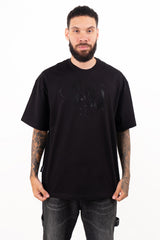 Camiseta over FUCK OFF p. negra