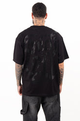 Camiseta over FUCK OFF p. negra
