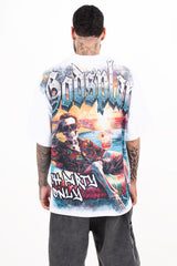 Camiseta over con taches GODSPLAN