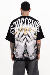 Camiseta over con taches MONEY RULES