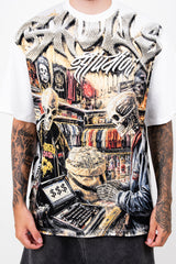 Camiseta over SKULL UNDERG