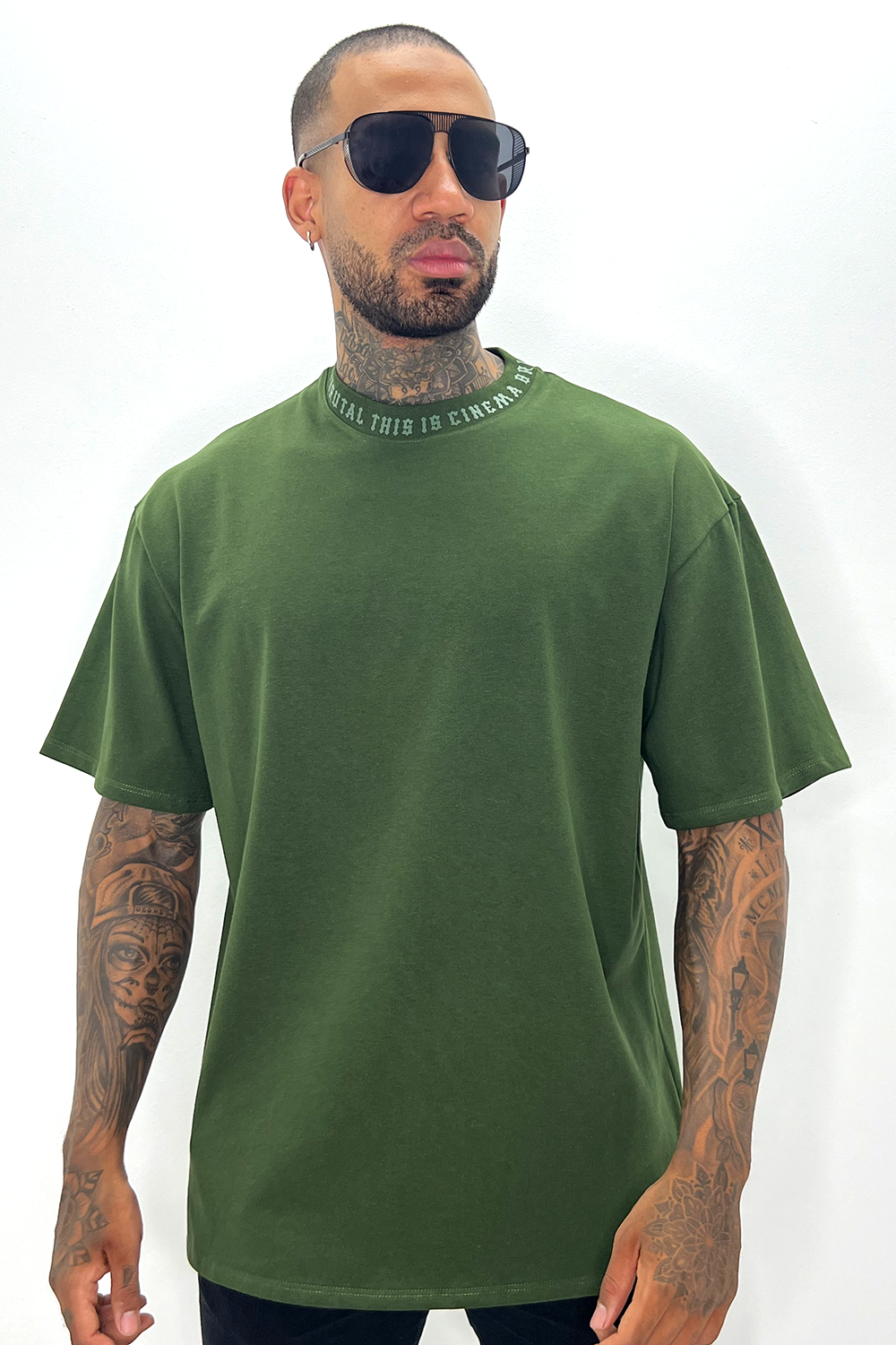 Camiseta NOT HERE RIGTH NOW -VERDE M