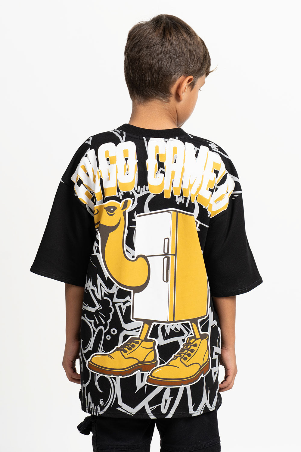 camiseta over FRIGO CAMELO