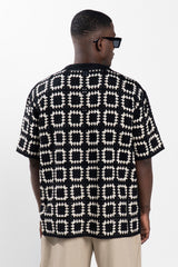 Camiseta con cuello TEJIDA