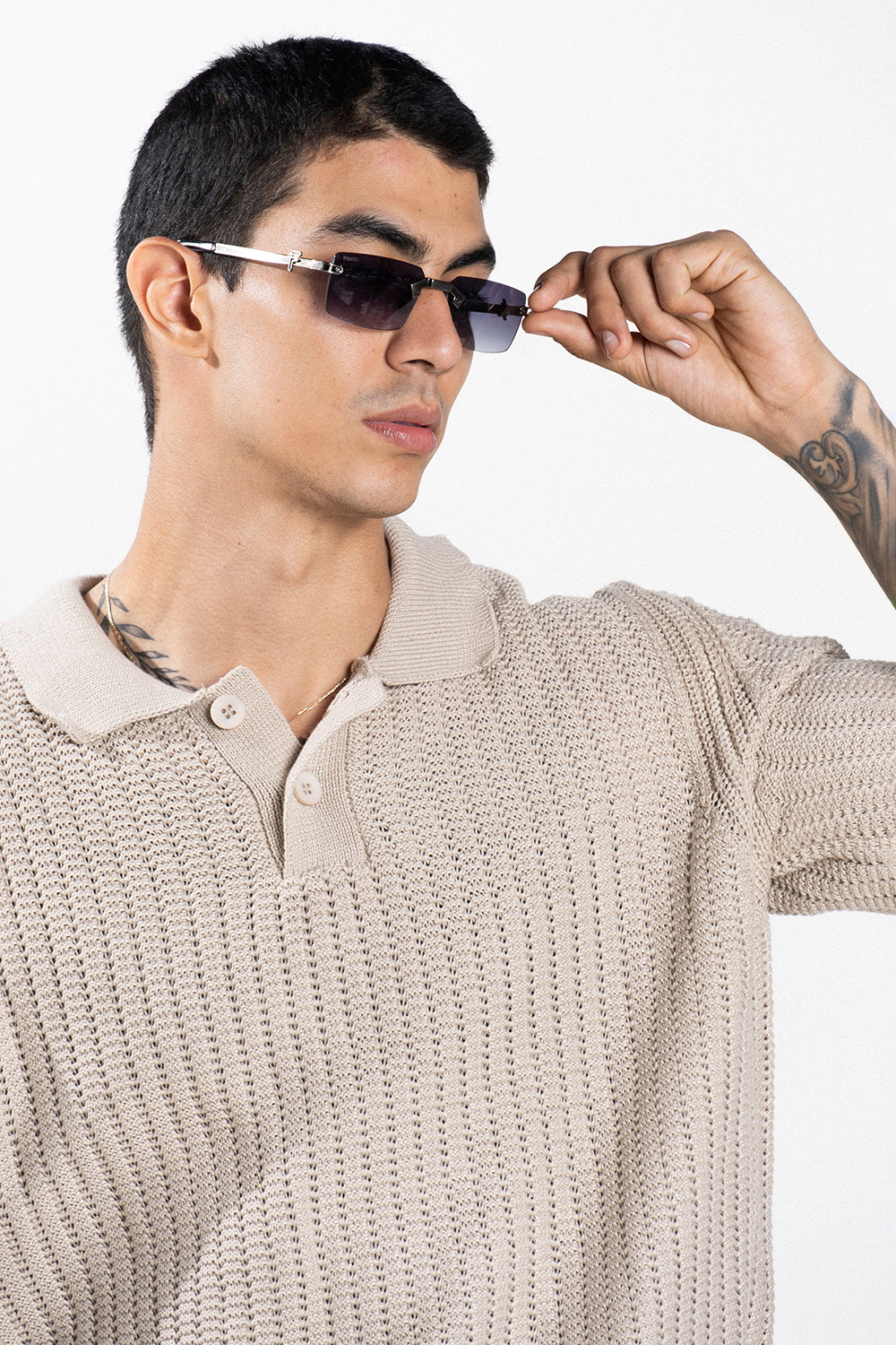 Camiseta Polo Tejida