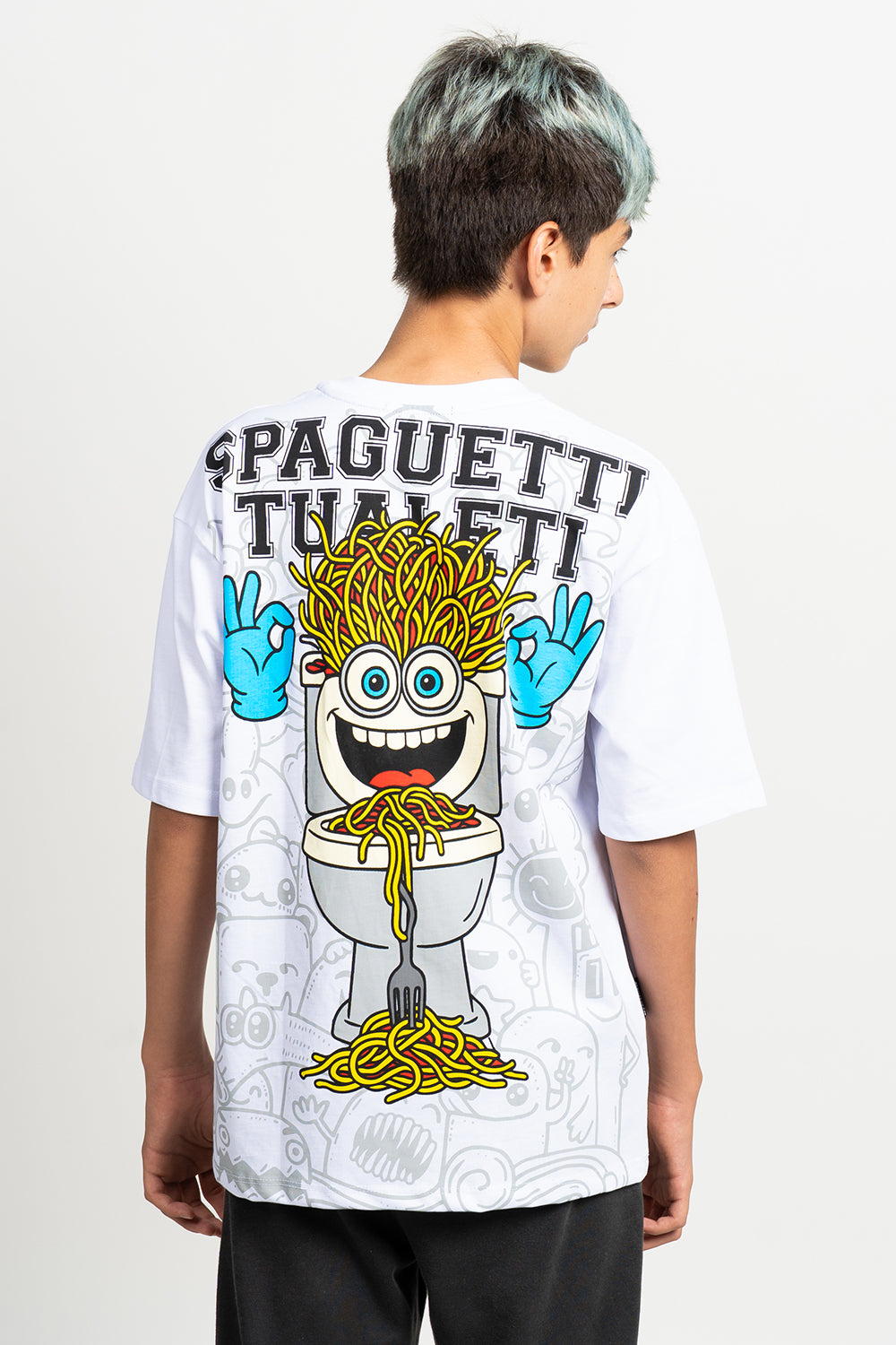 camiseta over SPAGUETTI