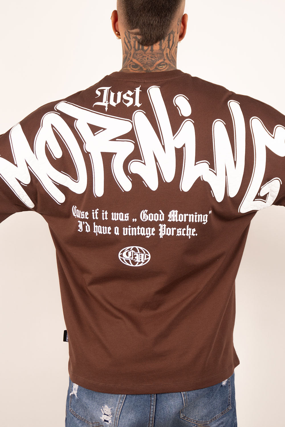 Camiseta OVER JUST MORNIG