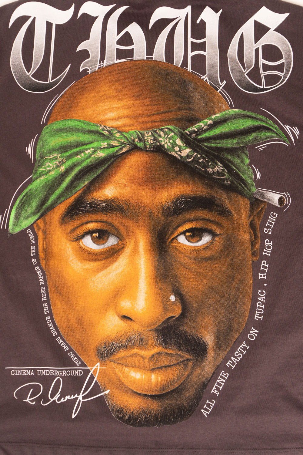 Camiseta OVER TUPAC FACE