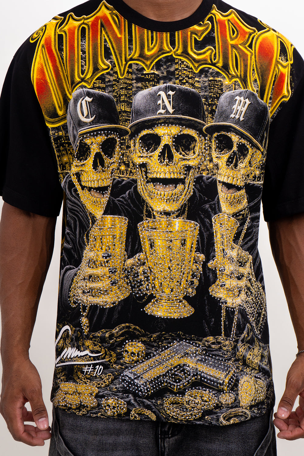 CAMISETA OVER - SKULL