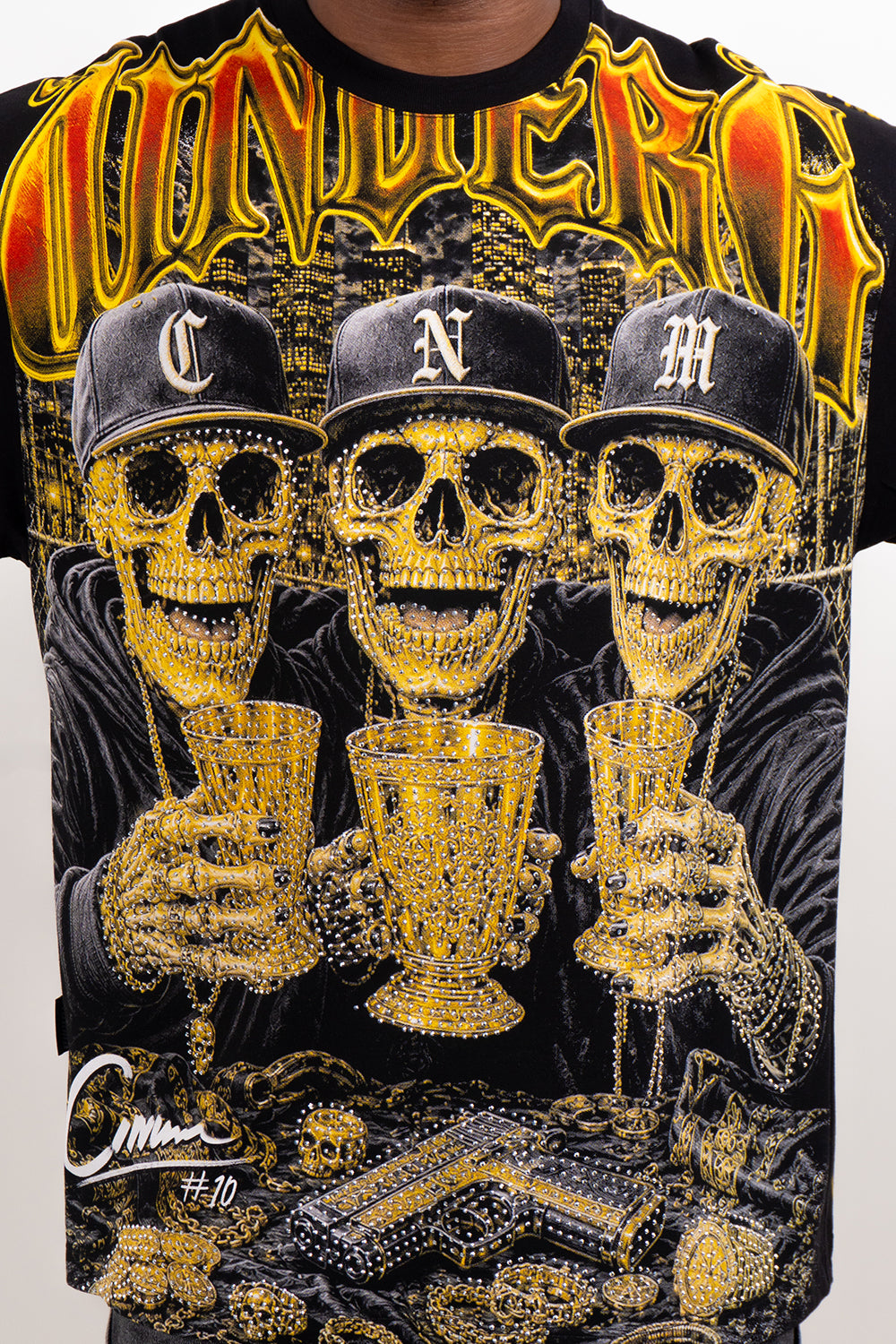 CAMISETA OVER - SKULL