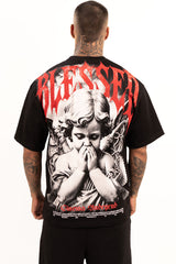 Camiseta OVER BLESSED RED